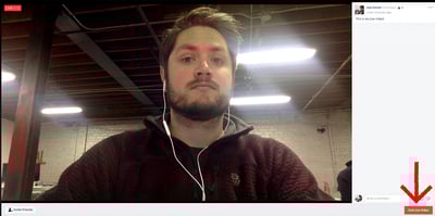 Ending your Facebook live video