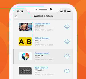 Switcher Cloud storage — assets for livestreaming