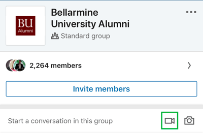 Adding video to a LinkedIn group